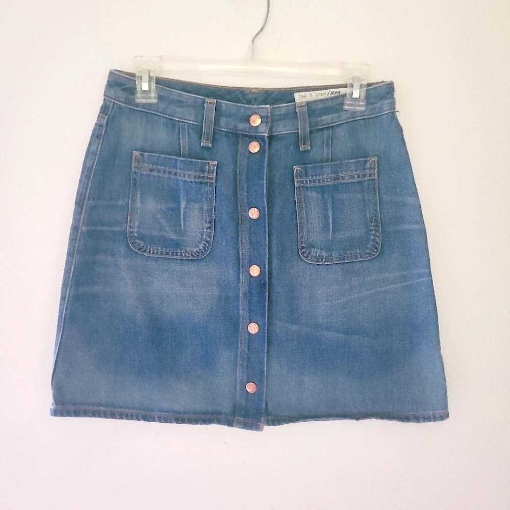 RAG & BONE jean skirt